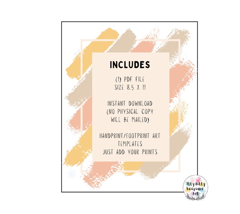 Fathers Day Handprint Craft Printable Template / Spring Crafts