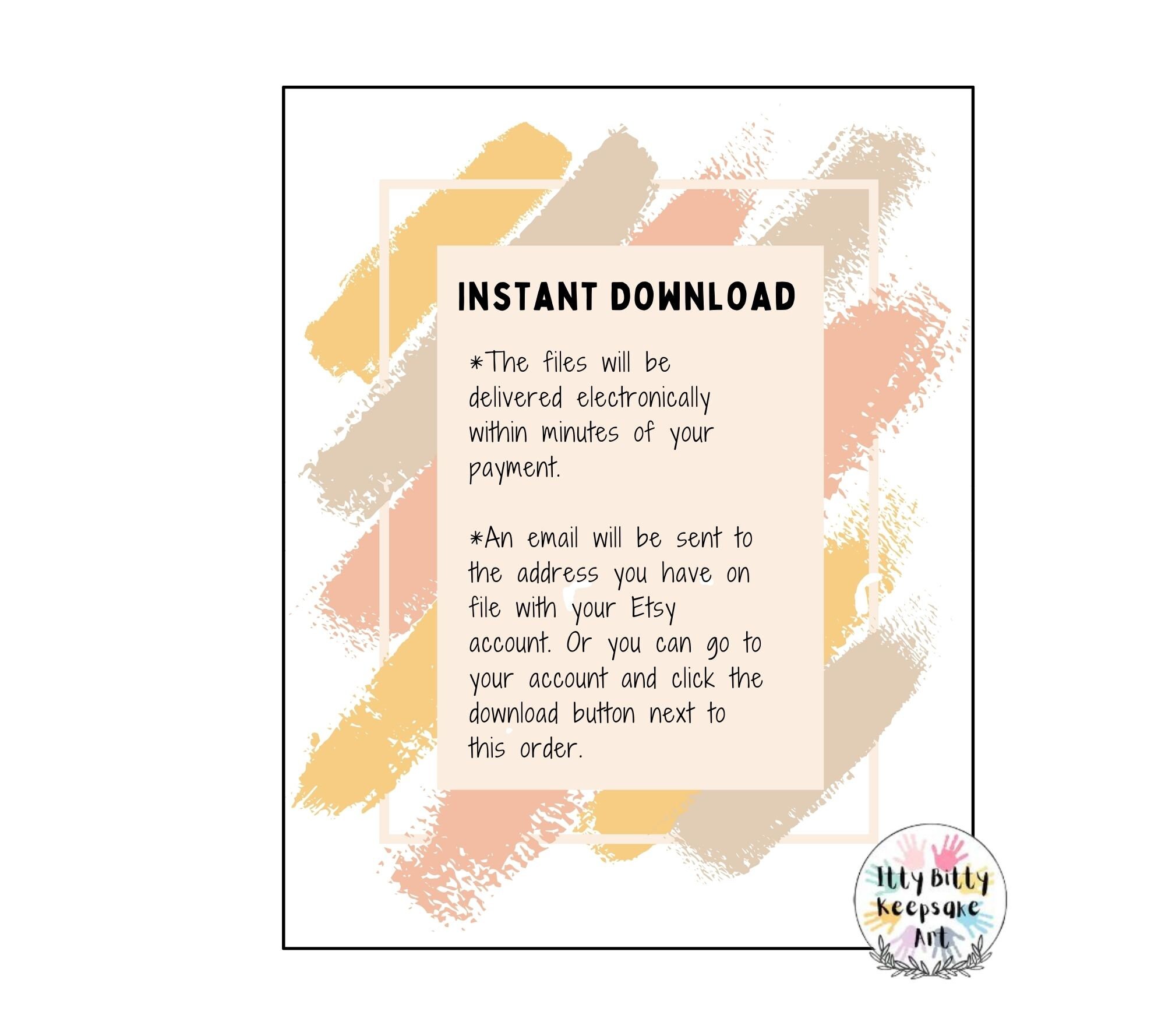 Fall Tree Handprint Art Template: DIY Kids Craft (digital Download) - Etsy