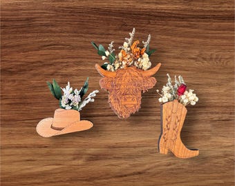 Western Svg Bundle Scrap Buster Farmhouse File Laser Cut Craft Fair Rustik Dekor Country Charm Cowgirl Boot Highland Cowboy Hat Flower