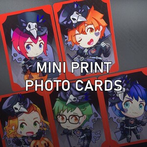 RUHEHER Heartslabyul Holographic Deco-Foto-Karten-Druck || Alle 22 Motive (NRC x Halloween)
