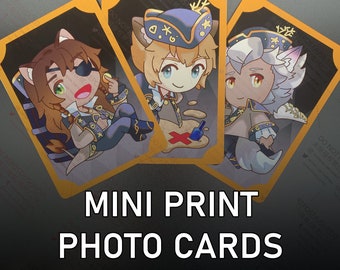 RETIRING Savanaclaw Holographic Deco Photo Card Print || All 22 Members (NRC x Halloween)