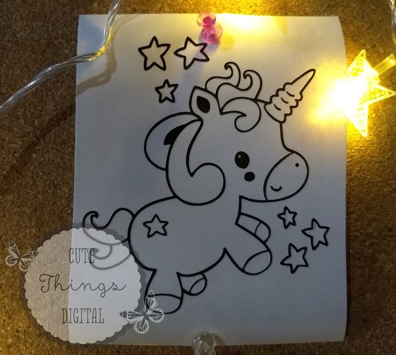 Download Baby Unicorn Cut file Svg File for Silhouette Cameo or ...