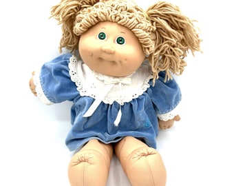 Vintage 1985 Cabbage Patch Doll Xavier Roberts Soft Body Excellent Condition