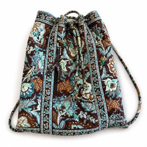 Vera Bradley Drawstring Backpack Bag - Etsy display picture 2