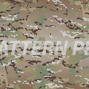 OCP Original vector camouflage pattern for printing, scorpion, army, uniform, print, texture, military camo, MTP, woodland, forest image 2