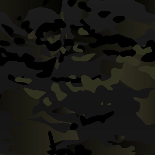 OCP Black vector camouflage pattern for printing, scorpion, army, uniform, print, texture, military camo, black, night, urban, city camo