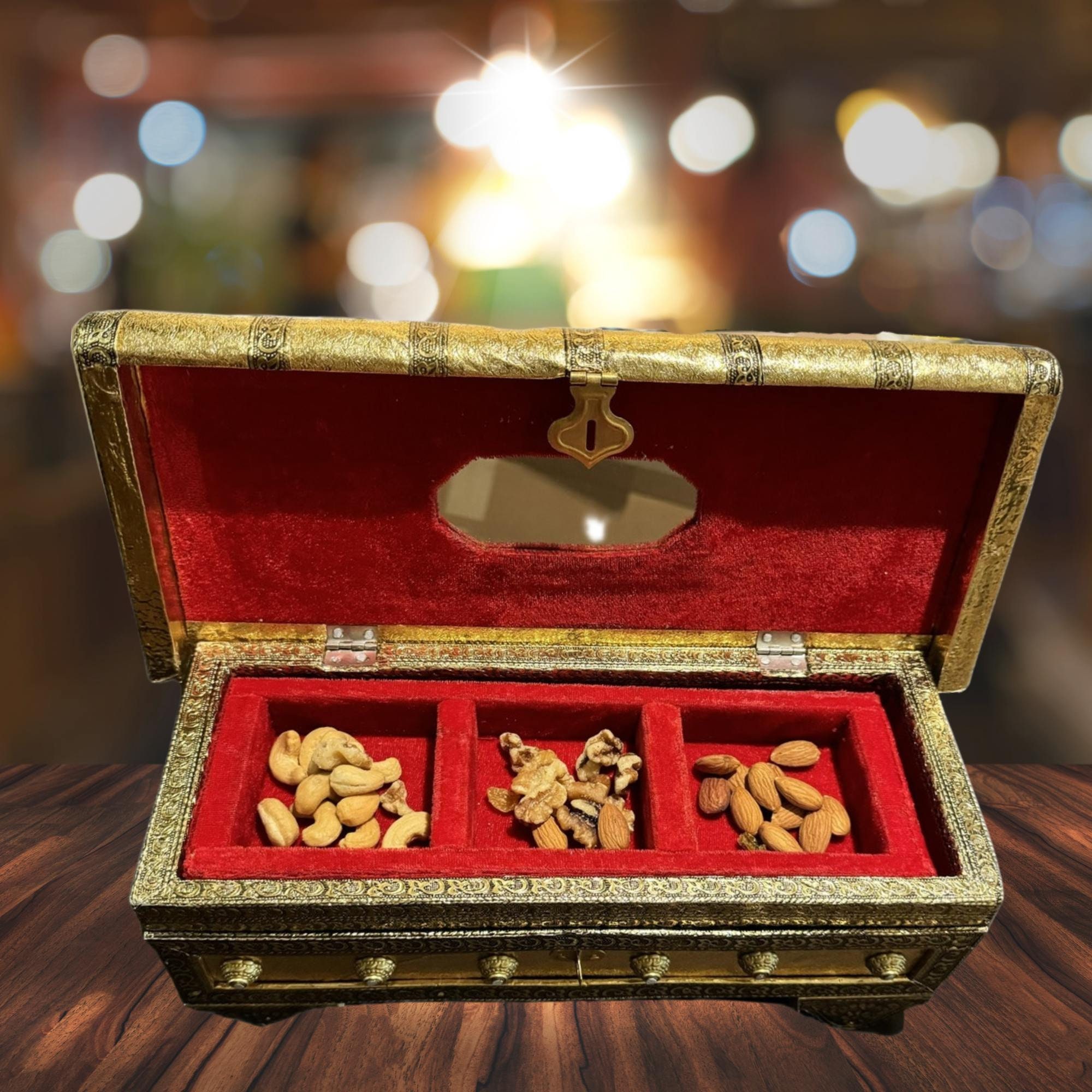 Handmade Vintage Treasure Chest: Velvet Lined Jewelry Box - Etsy