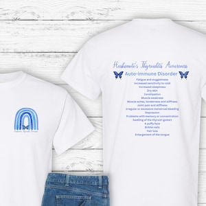Hashimoto&#39;s Thyroiditis Awareness Unisex Shirt, Hashimoto&#39;s Disease Awareness, Hashimoto&#39;s Thyroid Disease Tee,Hashimoto&#39;s Support Shirt