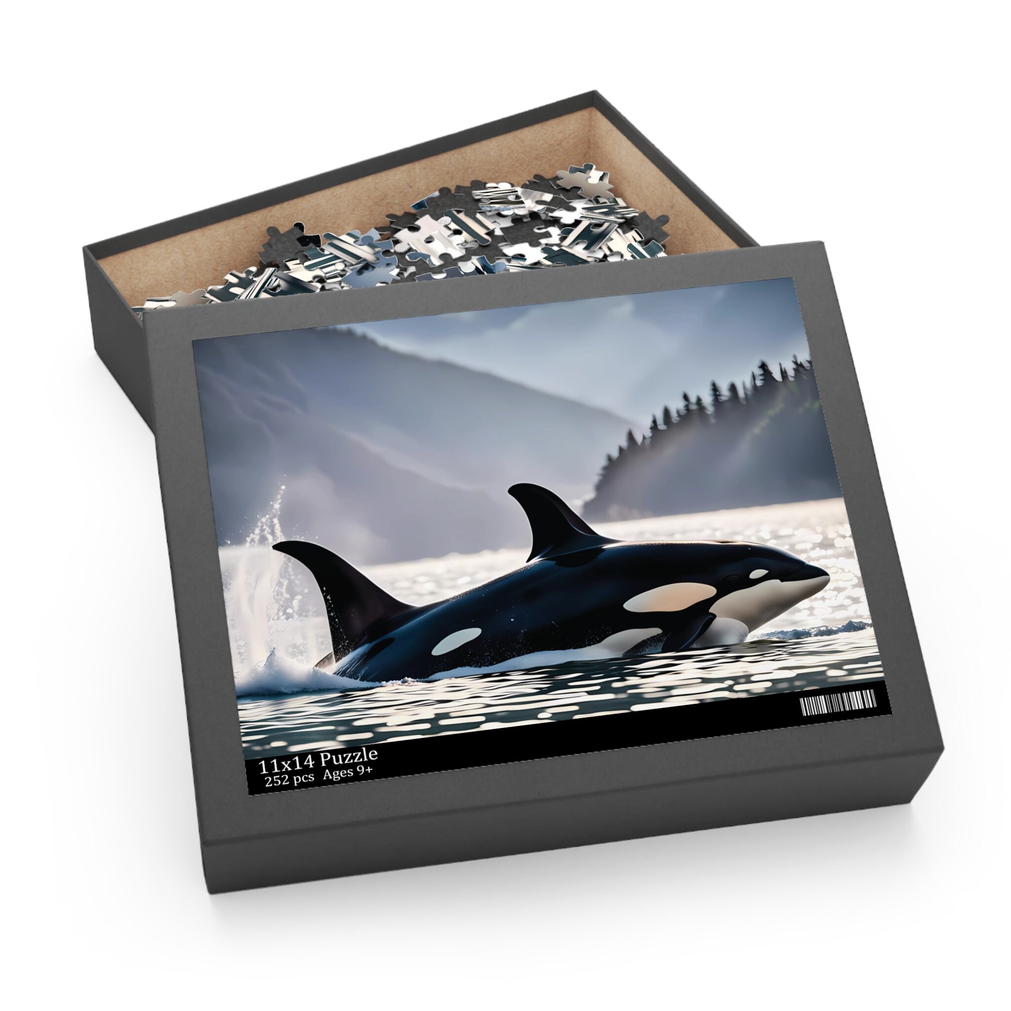 Orca Whale Puzzle, Alaska Keepsake Gift, Alaska Travel Souvenir