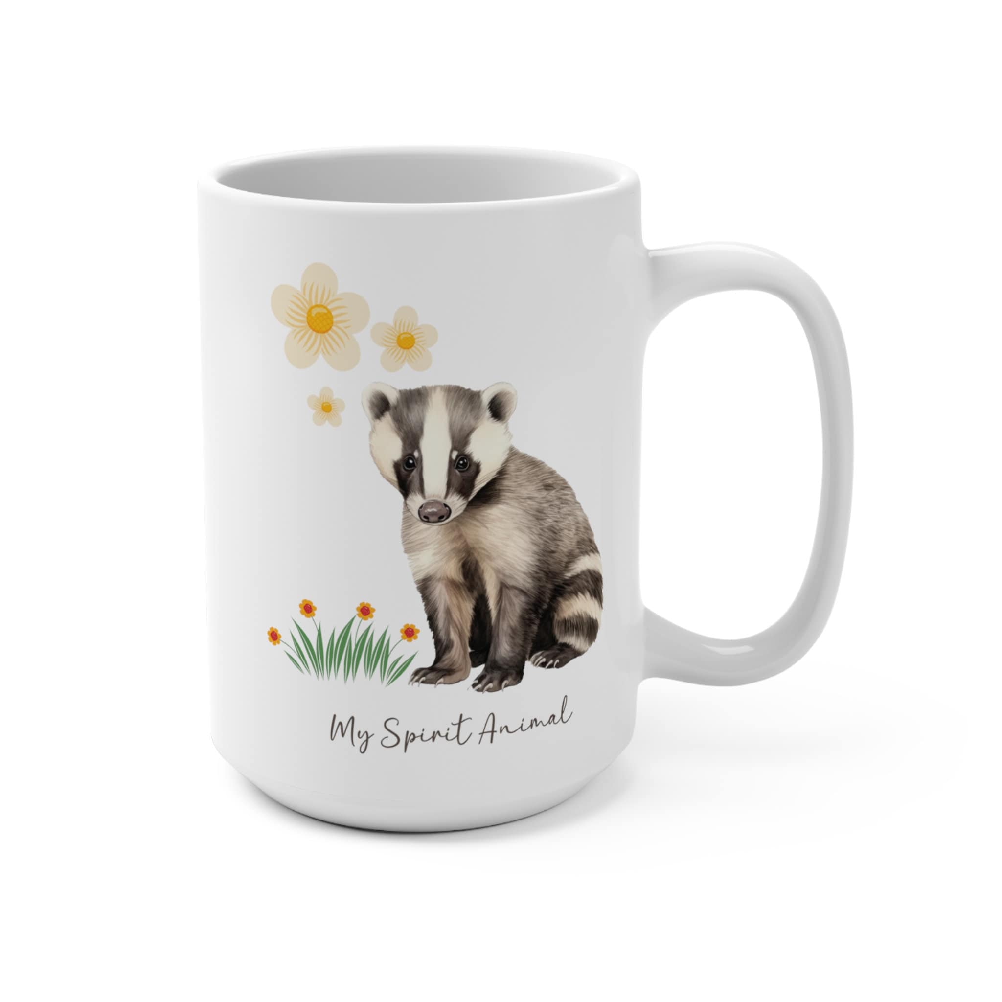 Honey Badger Mug, Honey Badger Coffee Cup, Badger Gift Mug, Gift for