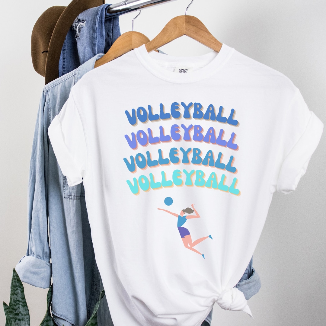 Volley Cadeau Amusant Joueur De Volleyball Humour T-shirt Imprimé Au Dos