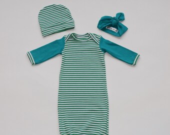 baby nightgowns with elastic bottoms