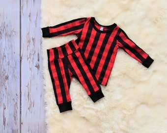 buffalo plaid long johns