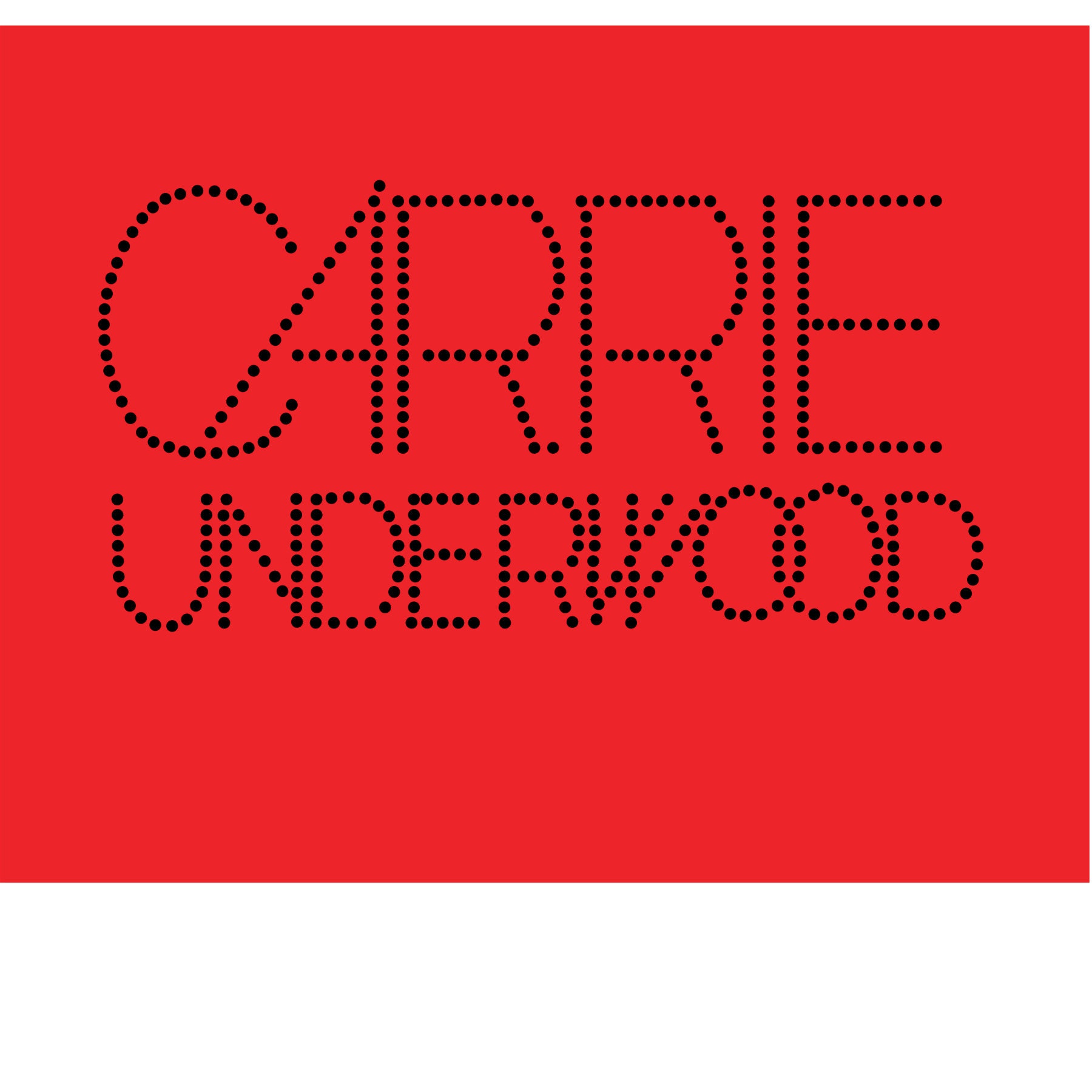 Carrie Underwood Logo Rhinestone Template - Etsy