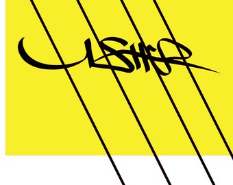 Usher Signature SVG