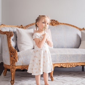 Babysprouts Sleeveless Twirl Dress - Sketched Daisy