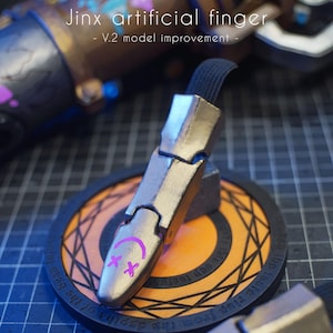 Dedo artificial Jinx - League of Legends: Arcane / Un producto artesanal