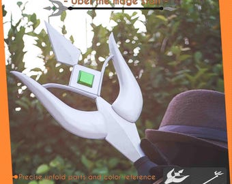 Ubel staff prop | Inspire cosplay pattern template
