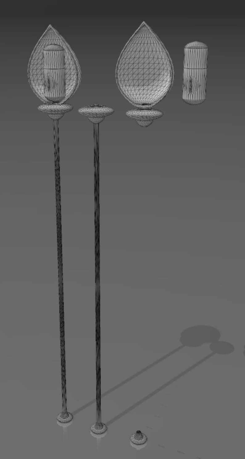 3D model for reference. For 3d printing, This need some adjust that can contact me for special service as I can help ^ ^