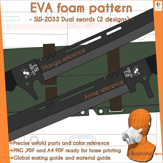 保科宗四郎 SW - 2033 双剣 - 怪獣 8 号 |コスプレパターン