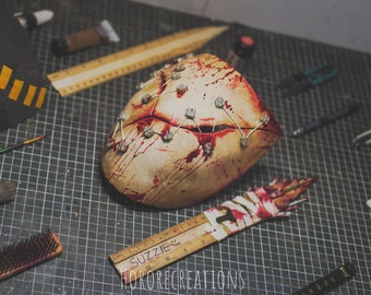 Legion susie mask and prop for cosplay from Dead by daylight - A handmade product