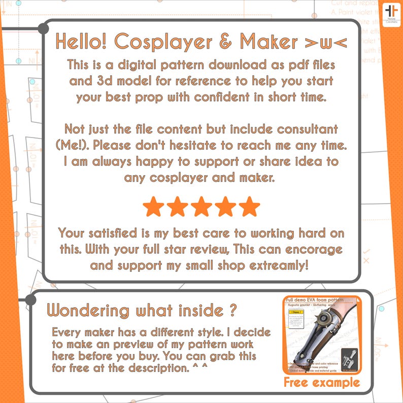 Hornet head frame ,mask and cloak - Hollow knight silk song | Inspire cosplay pattern template & 3D print image 2