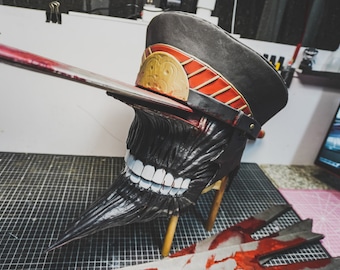 Cosplay pattern&template - Katana man helmet and swords