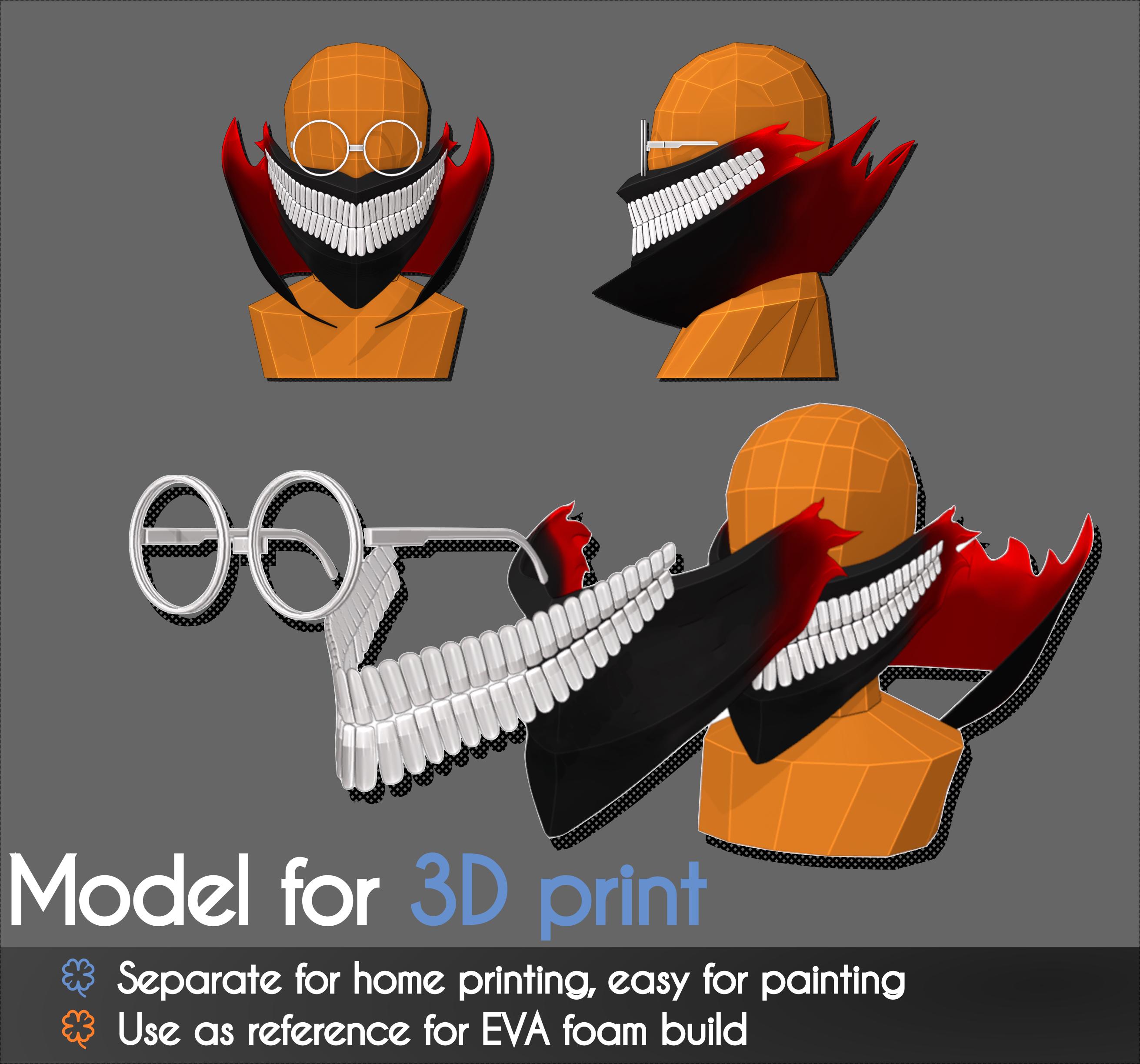 オカルンターボおばあちゃんの精霊マスクと布製の首輪 - ダンダダン