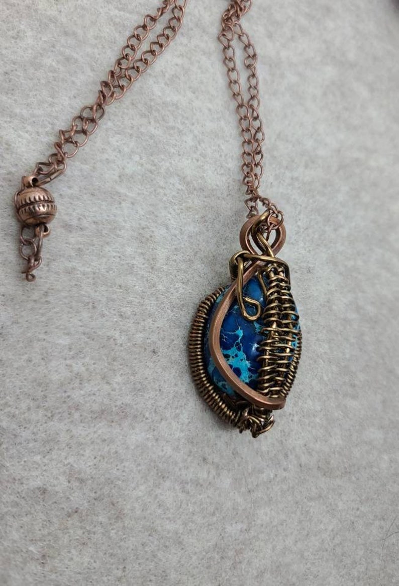 Mosaic Turquoise Gemstone Necklace