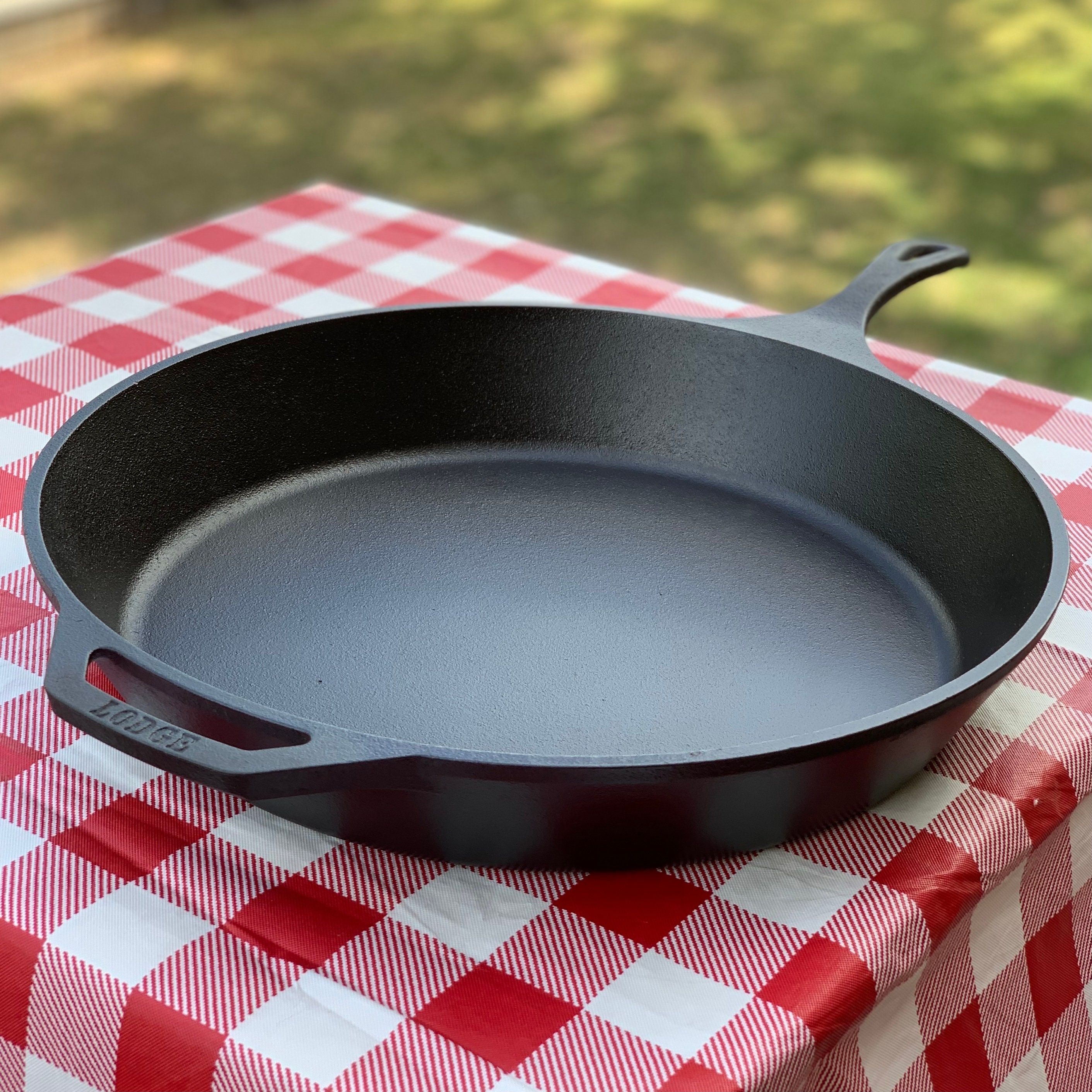 RARE-RARE Vintage Lodge 15 1/4 Cast Iron Skillet USA D 14SK A Beauty.