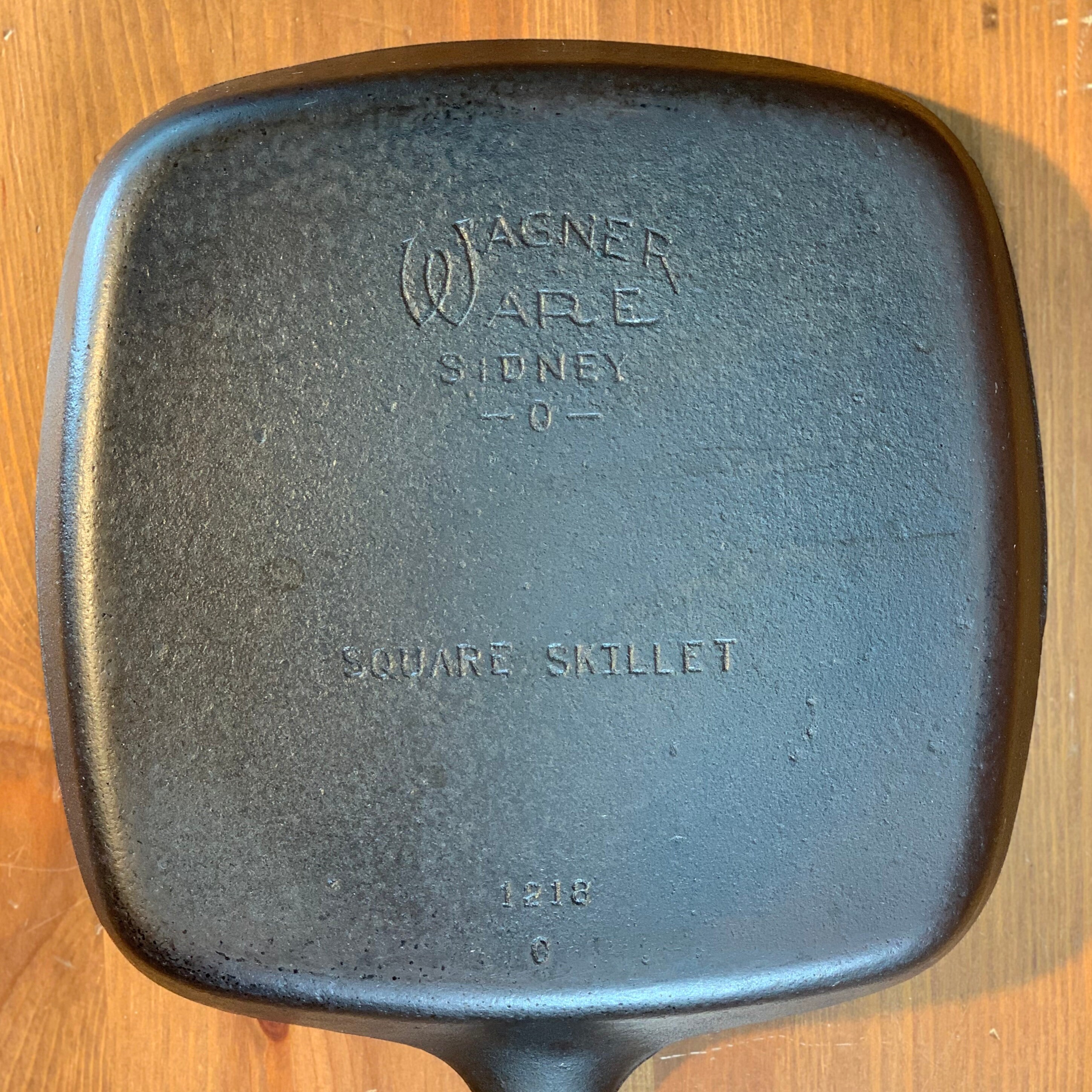 Wagner Ware Sidney O Cast Iron Square Skillet 9 1/2 P/N Etsy