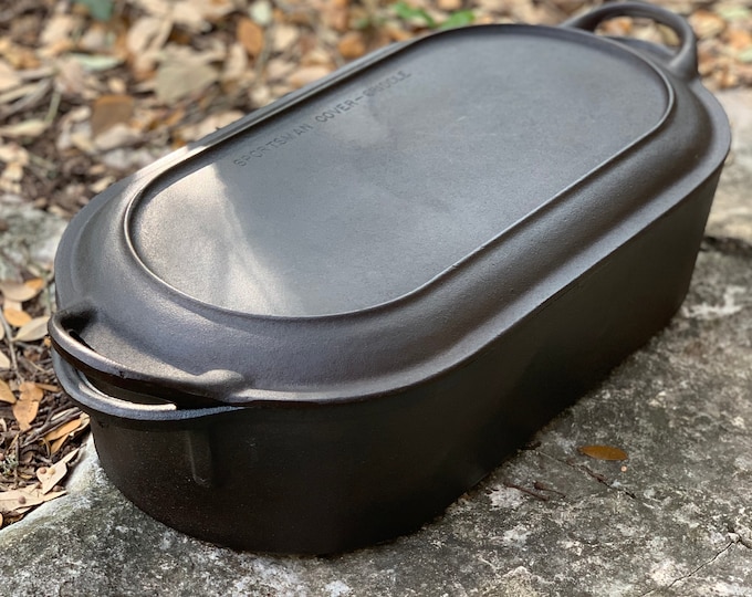 BSR Sportsman Cast Iron Deep Fish Fryer No. 3060 With Griddle Cover Lid