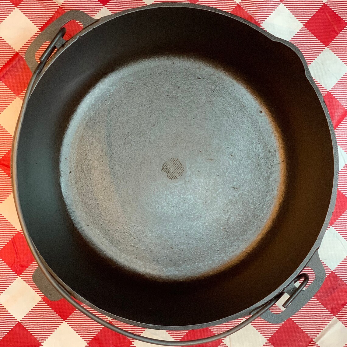 BSR Cast Iron Dutch Oven with Lid No. 10 12 5/8 Restored Etsy