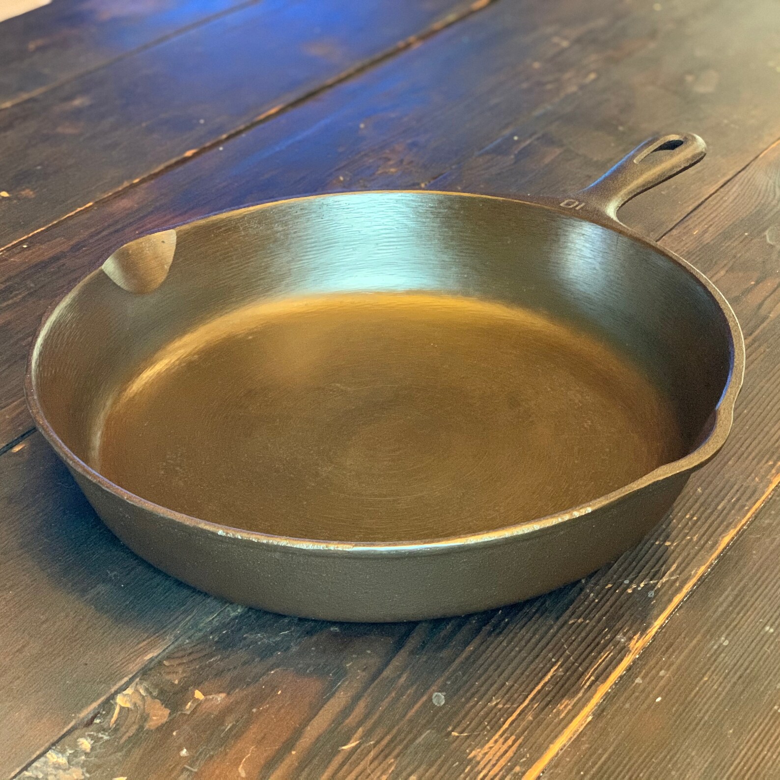 Vintage Wagner Ware No. 10 Cast Iron Skillet 11 3/4 inch Etsy