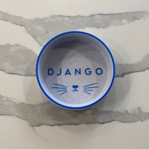 Personalized Pet Bowl - Dog/Cat Food Dish, Non-Slip Base, Multiple Sizes/Colors, Eco-Friendly 3D Printed, Unique Gift for Pet Lovers