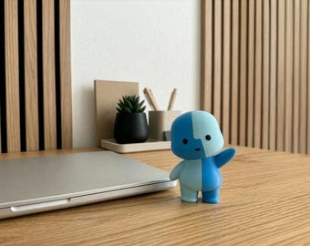 Lil Finder Guy - 3D Printed | Computer Icon Figurine | Professional Tech Decor & Geek Gift