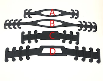 Flexible mask strap - ear saver - 3d printed ear pressure release strap for mask