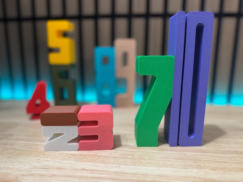 Montessori Stacking Numbers – Hands-on Math Learning Toy - Education ...