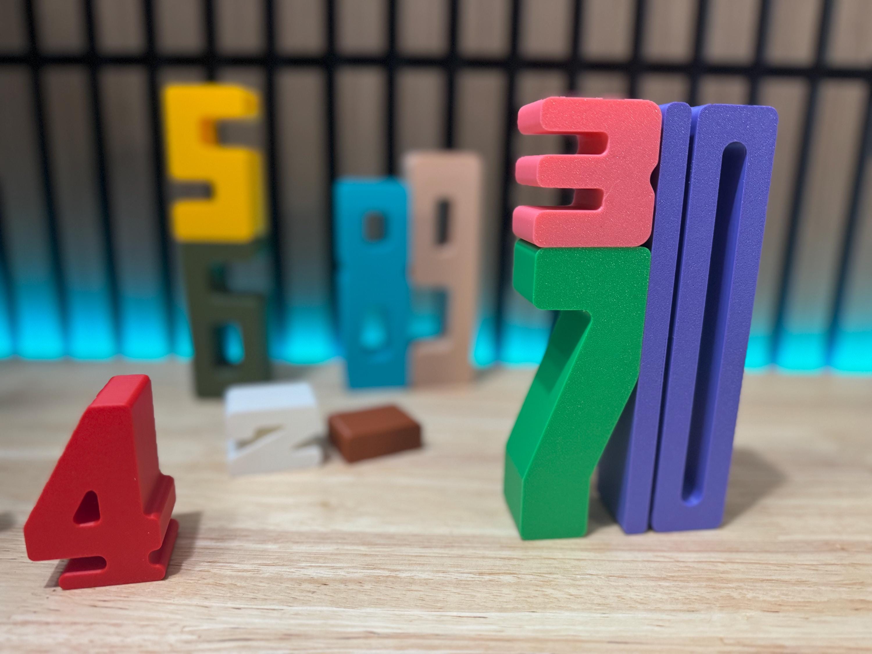 Montessori Stacking Numbers – Hands-on Math Learning Toy - Education ...