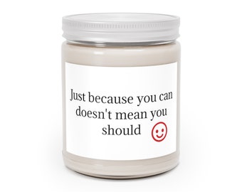 Soy Scented Candles, 9oz glass jar with lid