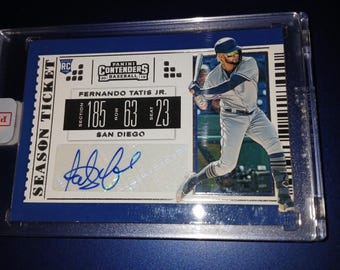 フェルナンド・タティス・ジュニアの直筆サインカード - Etsy 日本