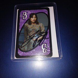Jenna Ortega Autographed Beatle Juice Card With Coa - Etsy