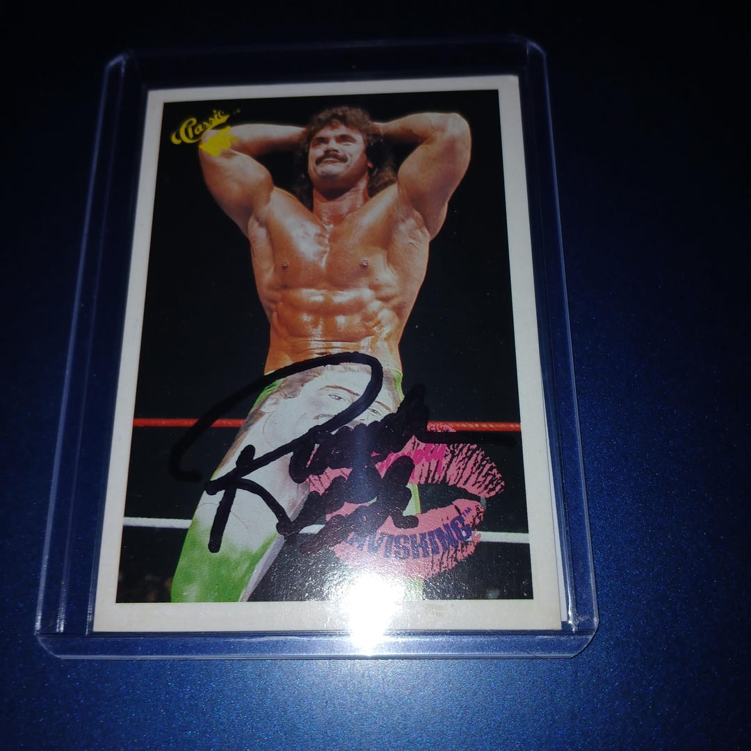 Ravishing Rit Rude Ravishing Rick Rude Autographed Card With Cert - Etsy