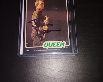 John Deacon autographed card with coa