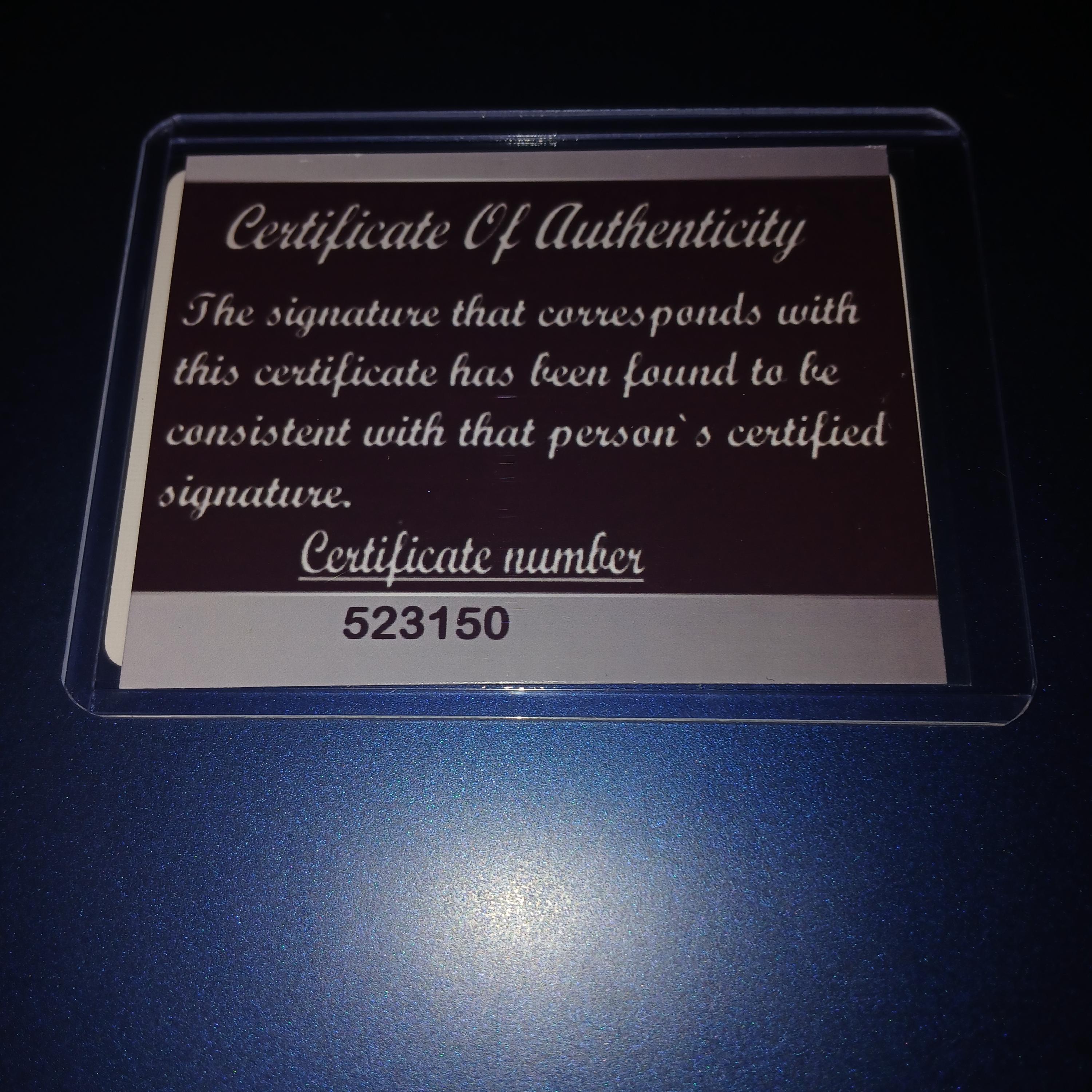 ロジャー・ダルトリー 直筆サインカード（コアラ付き） - Etsy 日本