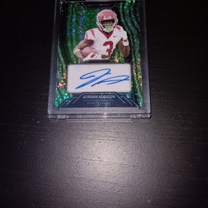 Jordan Addison zertifizierte Rookie Karte