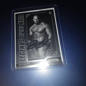 Bill Goldberg autographed card with cert