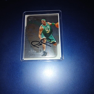 NBA UD BLACK 9/15 Paul Pierce 直筆サインカード Paul Pierce Basketball Autographed Sports Trading Cards
