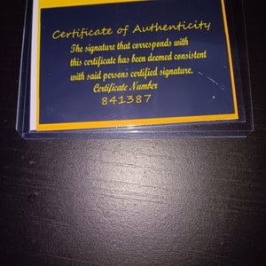 Carte de recrue dédicacée par Trey Lance avec certificat image 2