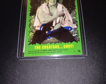 Lou Ferrigno autographed card with COA